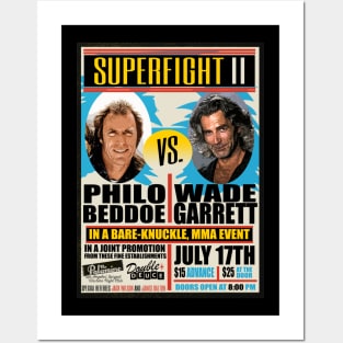 Wade Garrett from Road House vs. Philo Beddoe from Any Which Way but Loose Posters and Art